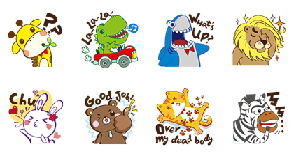 line sticker3302