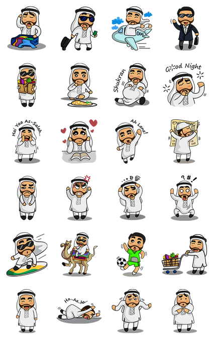 line sticker3402