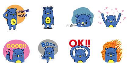 line sticker3474