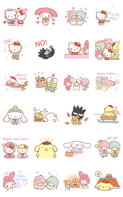 line sticker3495