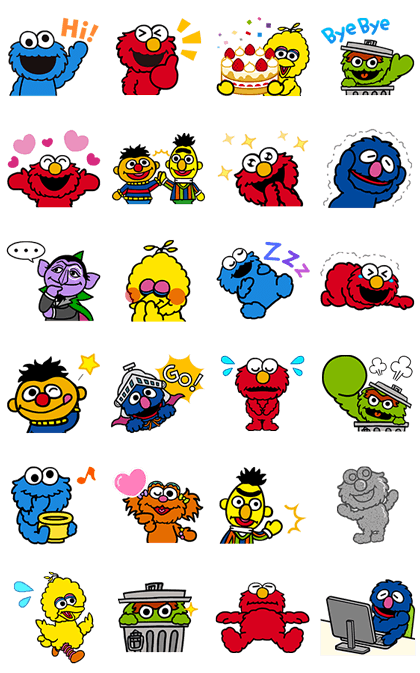 line sticker3527