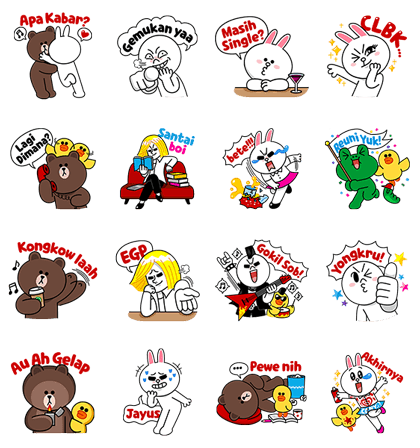 line sticker3336